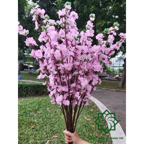 Hoa Đào nhựa trang trí tết