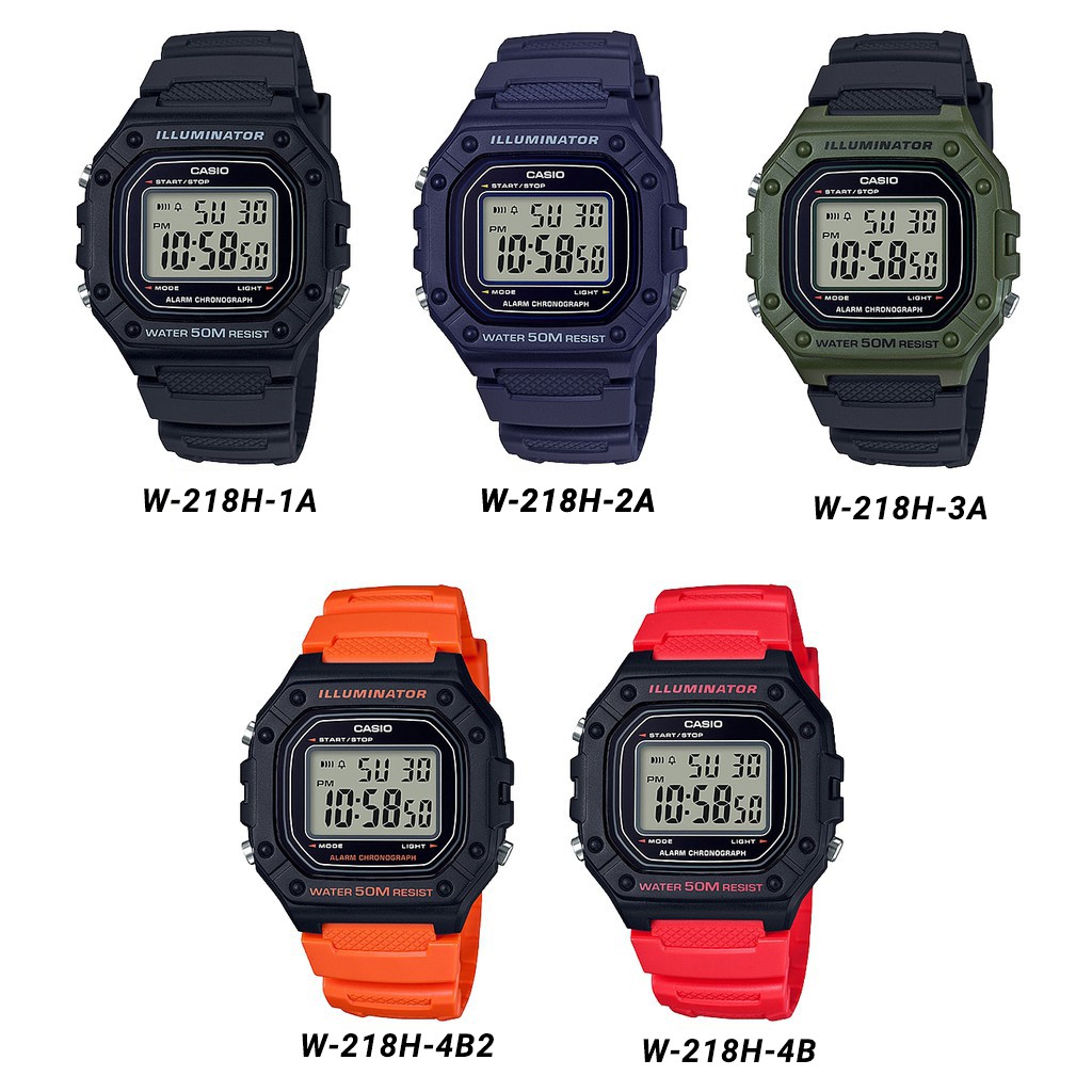 Đồng hồ nam chính hãng Casio Anh Khuê W-218