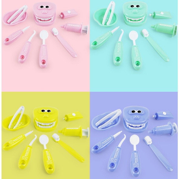 Bộ Đồ Chơi Bác Sĩ Nha Khoa - Khám Răng / Hướng Dẫn Chăm Sóc Răng Miệng Thú Vị Cho Trẻ
