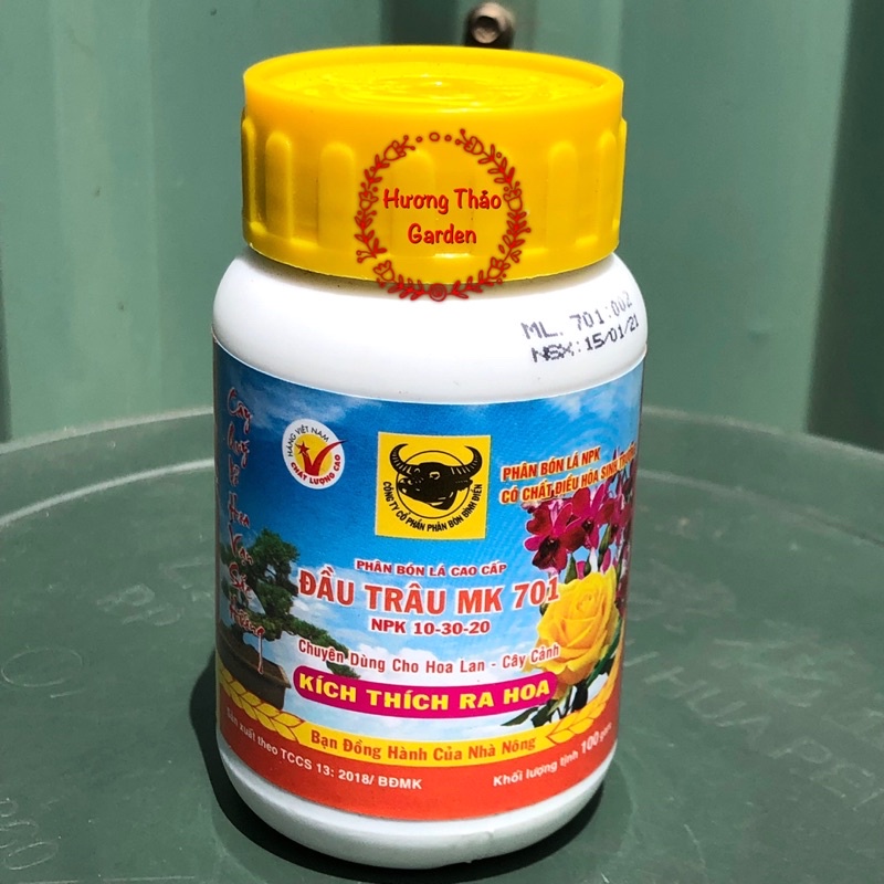Bộ 3 Phân Bón Đầu Trâu 501-701-901 Chuyên Dùng Cho Hoa Lan & Và Cây Kiểng