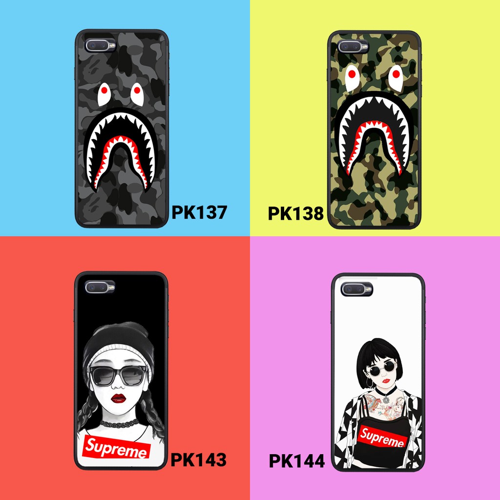 ỐP LƯNG OPPO A3S - A1k IN HÌNH BAPE SUPREME GẤU MOSCHINO PUBG - CHẤTLƯỢNG-SIÊUBỀN-SIÊUĐẸP