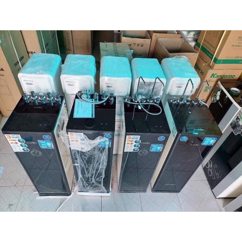 MÁY LỌC NƯỚC NÓNG LẠNH VÀ NGUỘI KAROFI KAD-D66 11 LÕI CÓ HYDROGEN
