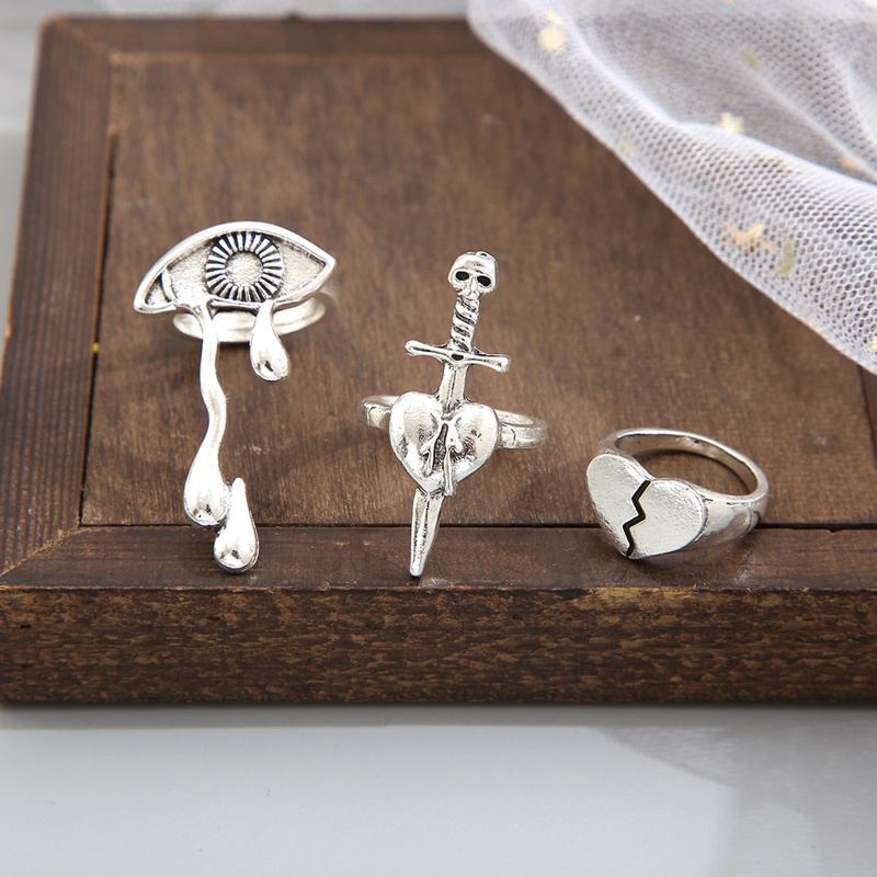 Bộ Nhẫn Đeo Đốt Ngón Tay Phong Cách Vintage Cho Nữ