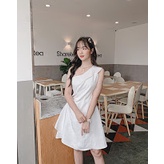 ĐẦM DỰ TIỆC LỆCH VAI MỘT BÊN CHUỖI COCA H DRESS
