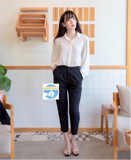 Áo sơ mi tay viền