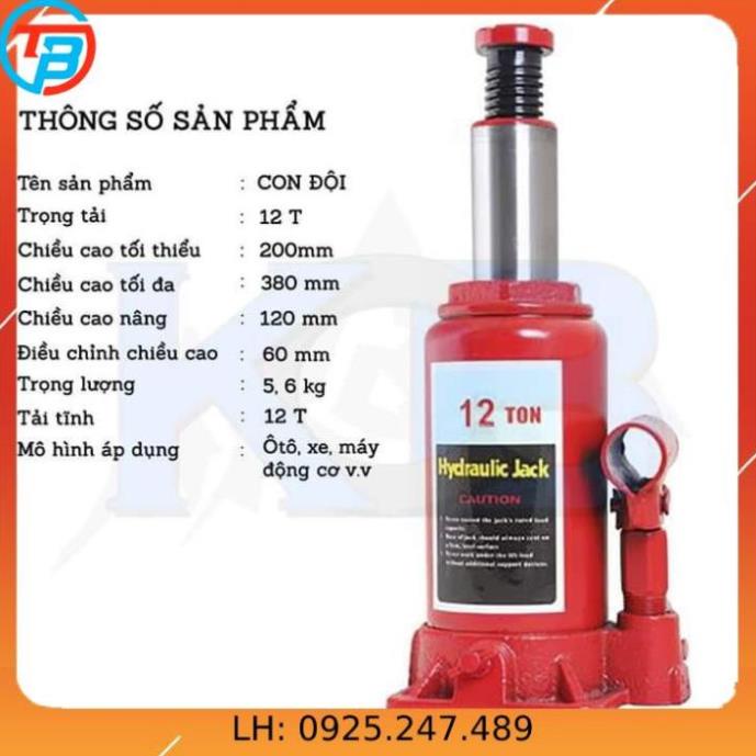 KÍCH THỦY LỰC [ 12 TẤN ] CÁP THÉP Thái Bình VinàN