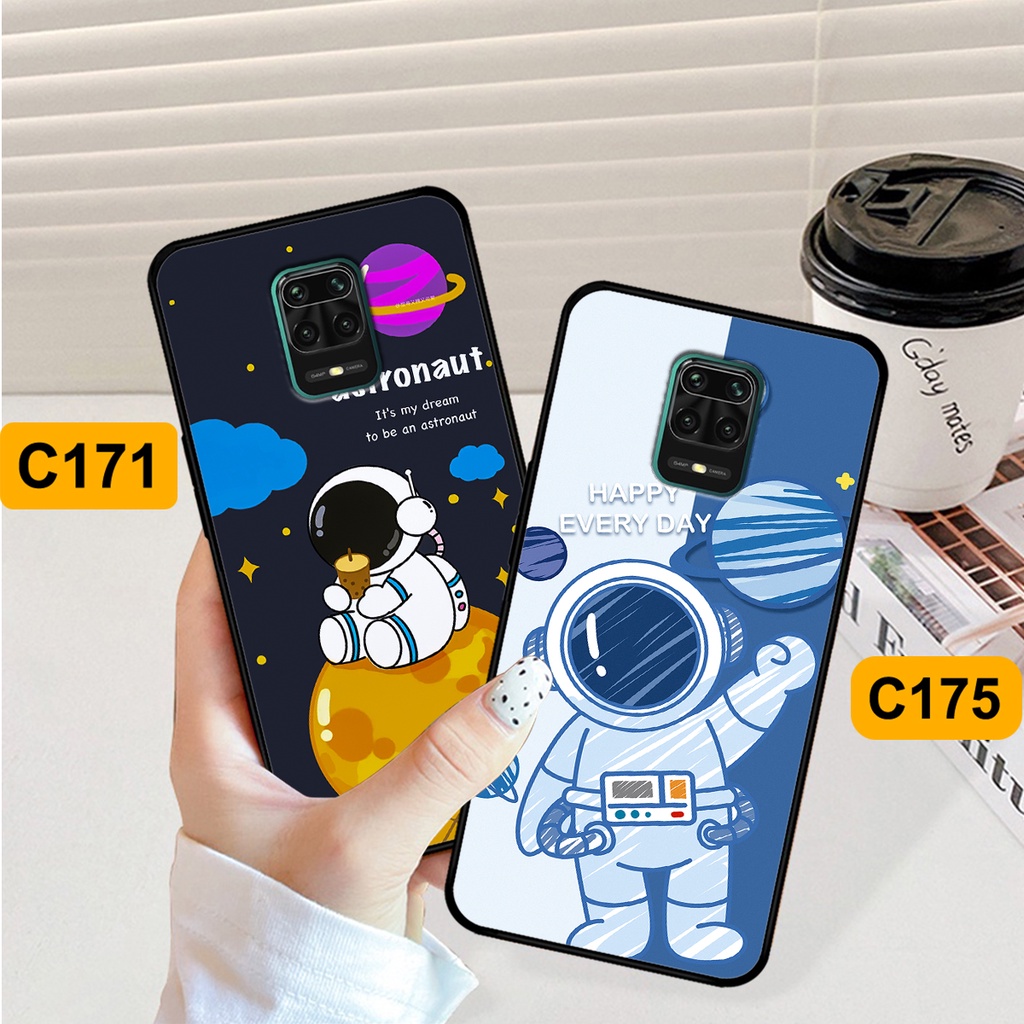 Ốp Xiaomi Redmi Note 9 / Note9s / Note 9 Pro in hình astronaut, phi hành gia vũ trụ hottrend, độc đáo, cá tính.