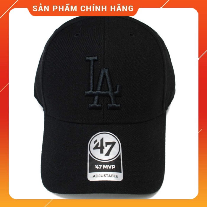 Mũ Nón 47brand x MLB Logo LA Form Cứng Xuất Xịn Kèm Hình Thật