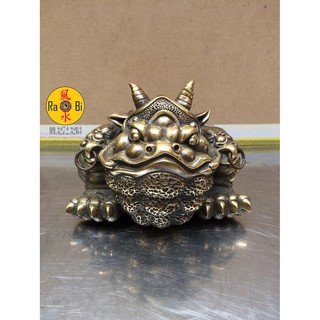 Thiềm Thừ mọc 2 sừng lớn - Tượng Đồng Phong Thủy Trừ Tà