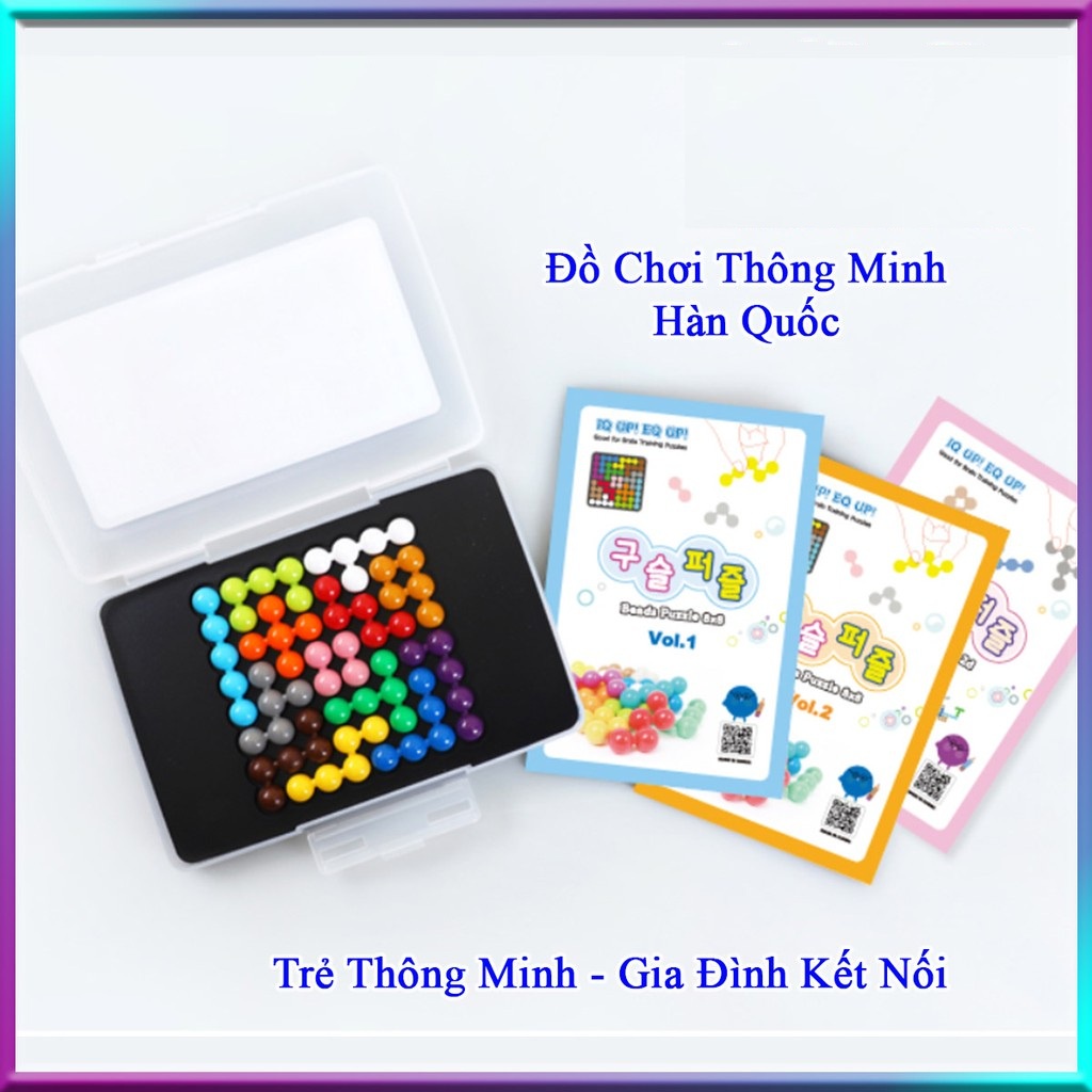 PUZZLIA ĐỒ CHƠI THÔNG MINH HÀN QUỐC PHÁT TRIỂN IQ - Bộ Hình Chữ Nhật 6*10 - Soleil home