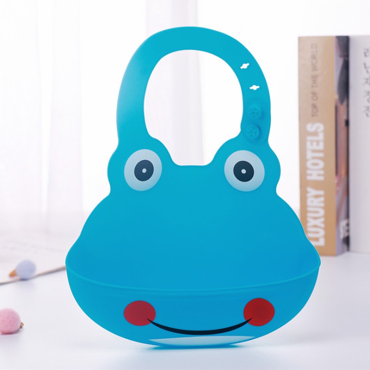 Yếm Silicon Cho Bé Tập Ăn BABY BIB - Hàng Cao Cấp