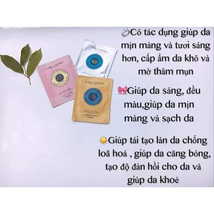 Combo 30 Miếng Mặt Mạ Nội Địa Trung dưỡng trắng, cấp ẩm, làm mịn da (mix nhiều mẫu)