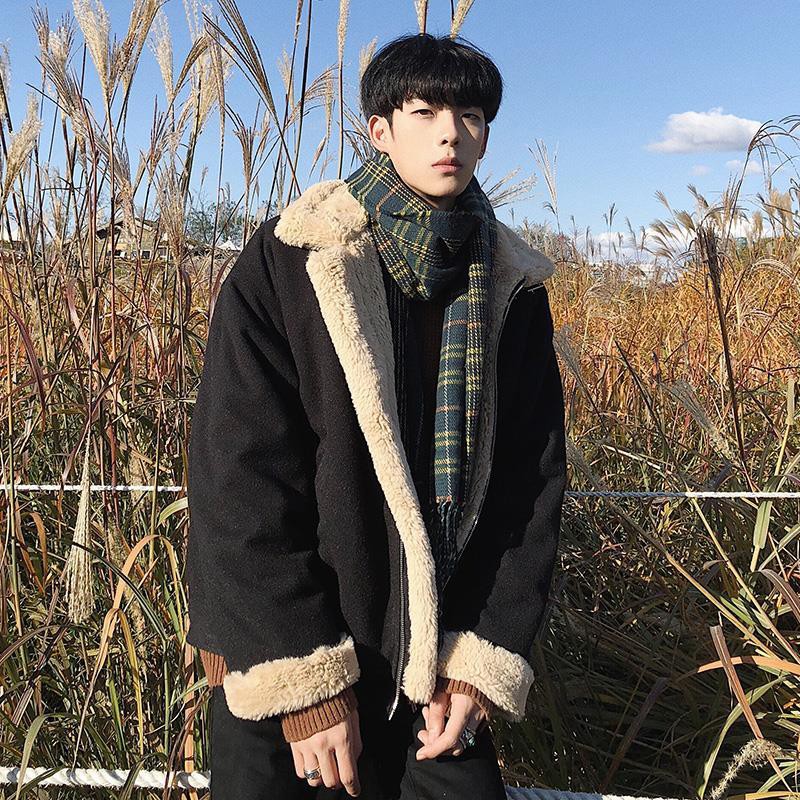 Áo Khoác Lót Lông Cừu Dày Thời Trang Mùa Đông Cho Nam | BigBuy360 - bigbuy360.vn