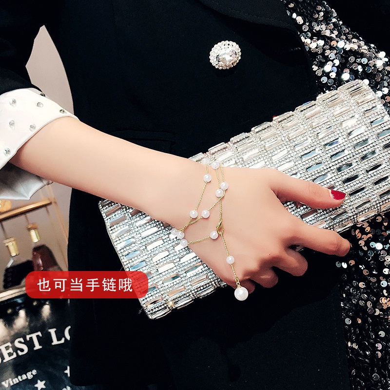 Vòng cổ Choker Đính Hạt Ngọc Trai Thời Trang