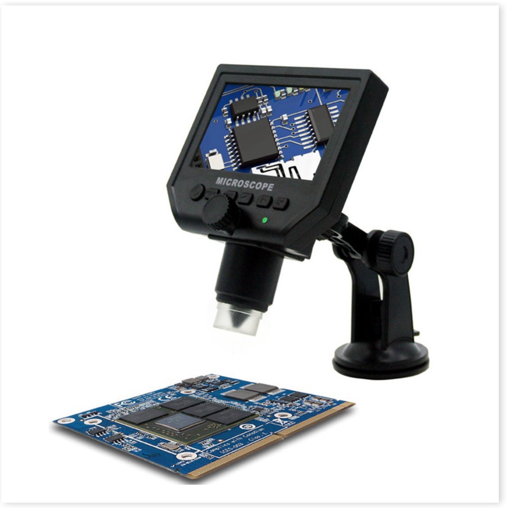 Kính hiển vi kỹ thuật số ứng dụng nhiều ngành màn hình 4.3 inch zoom 600X HD Sony lens | BigBuy360 - bigbuy360.vn