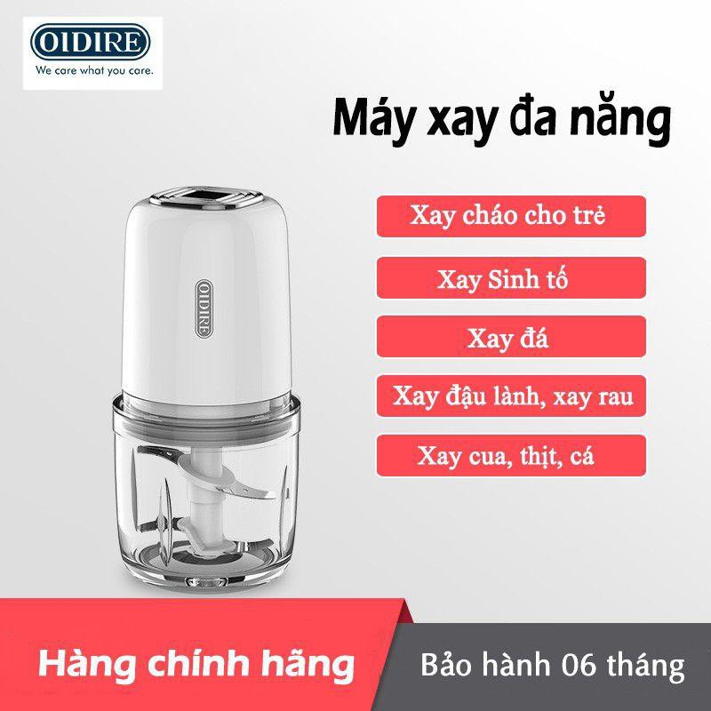 Máy xay cầm tay mini ,máy xay đa năng Yoice Oidire 250W - 2 Lưỡi dao kép giúp xay nhỏ hành,tỏi và thực phẩm cho bé