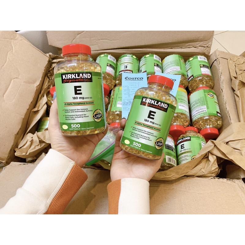 Vitamin E Kirkland 400ui - Vitamin E 500 viên Kirkland hỗ trợ làm đẹp da | BigBuy360 - bigbuy360.vn