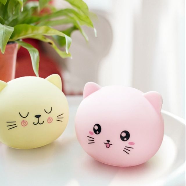 Đèn ngủ cảm ứng mèo con