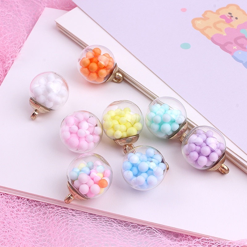 [ FREE SHIP] Charm quả cầu xốp nhiều màu