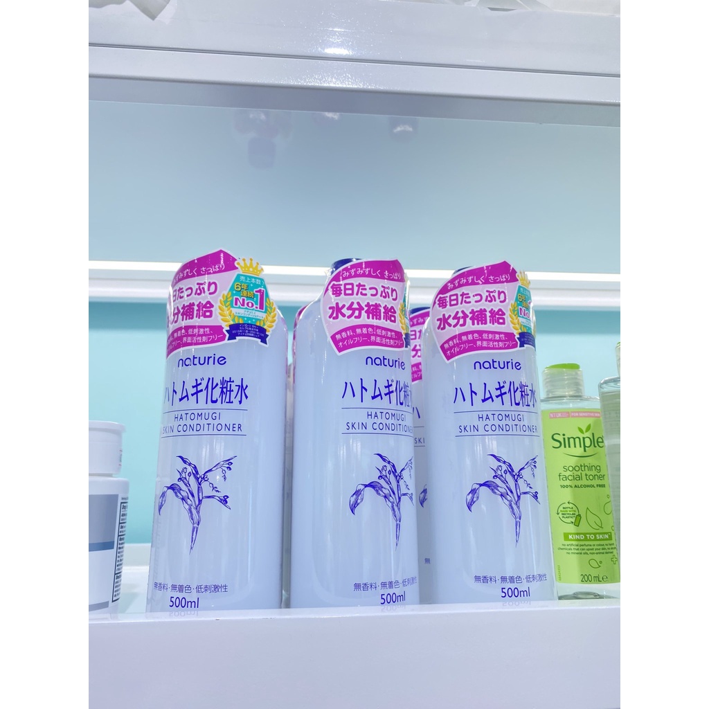 Nước Hoa Hồng Ý Dĩ Naturie Hatomugi Skin Conditioner Nước Hoa Hồng Hatomugi Ý Dĩ