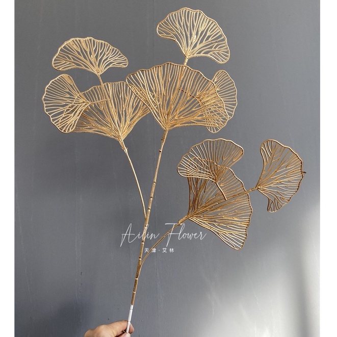 Cành lá rẻ quạt, đuôi công, đào đông, táo đồng Phụ kiện trang trí Tết Đồ trang trí tháp bánh - Andy Shop
