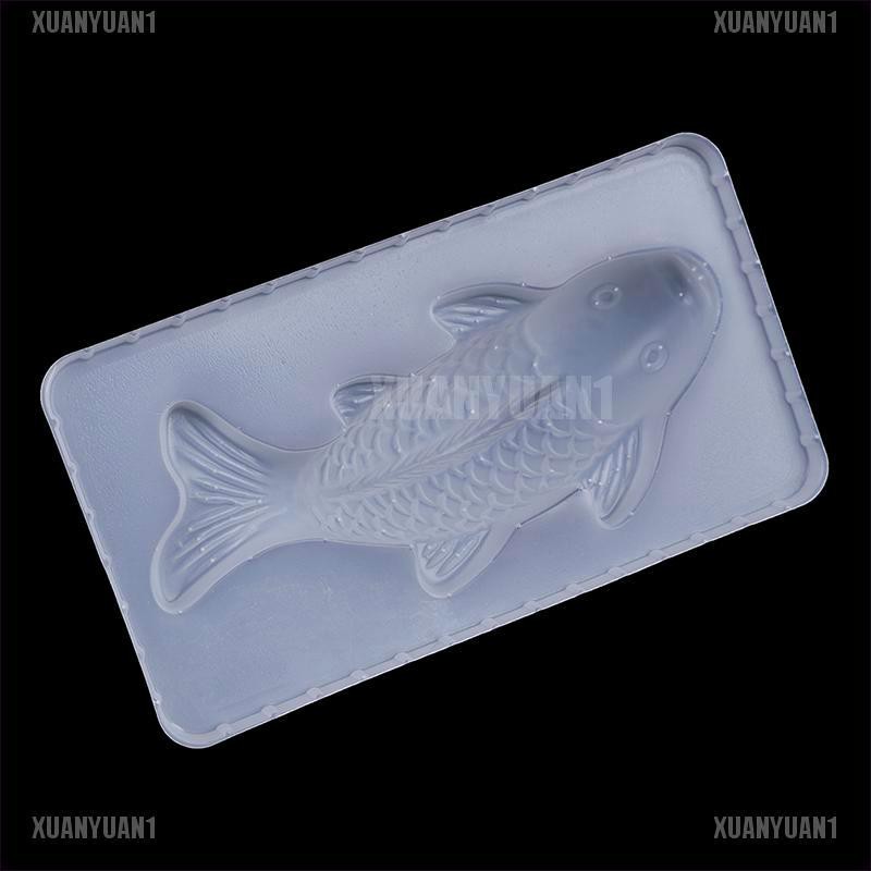 [XUANYUAN1] Khuôn Nhựa Làm Thạch Cá Koi 3D