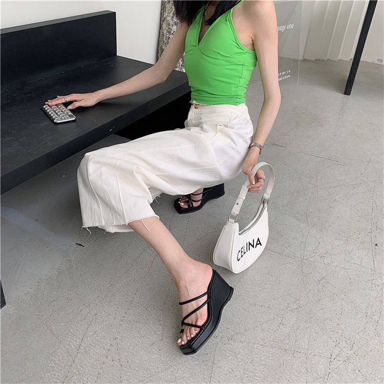 Dép Sandal Đế Xuồng Thời Trang Dành Cho Nữ