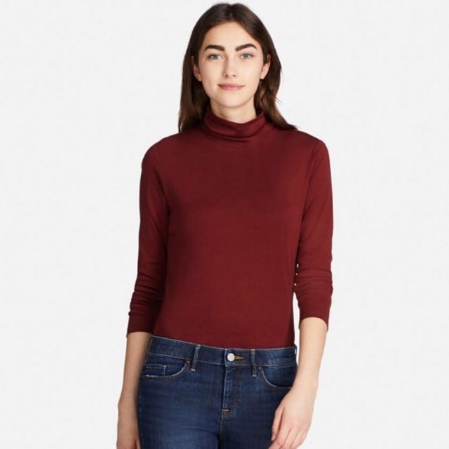 Áo thun cổ lọ supima cotton xuất Nhật