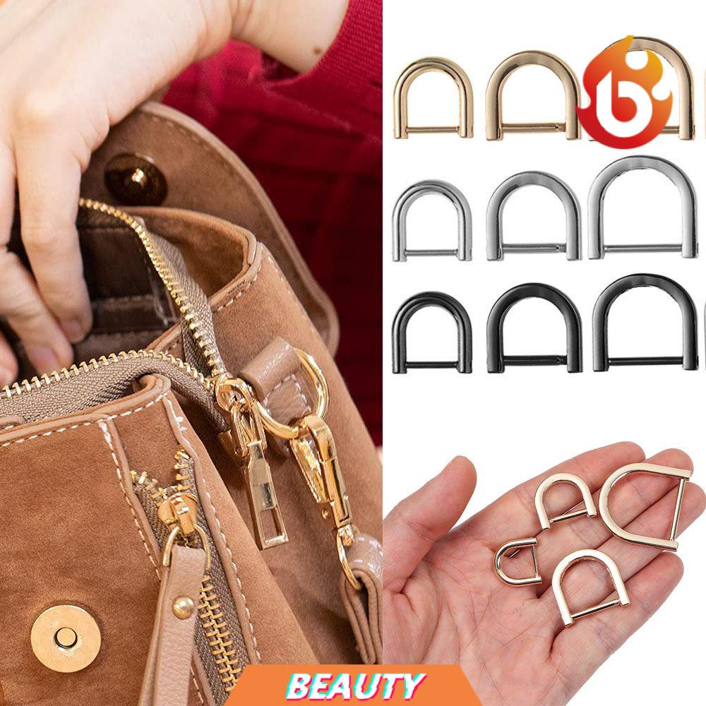 Vòng Khóa Chữ D Bằng Kim Loại Có Thể Tháo Rời Cho Dây Đeo Túi Xách Da DIY