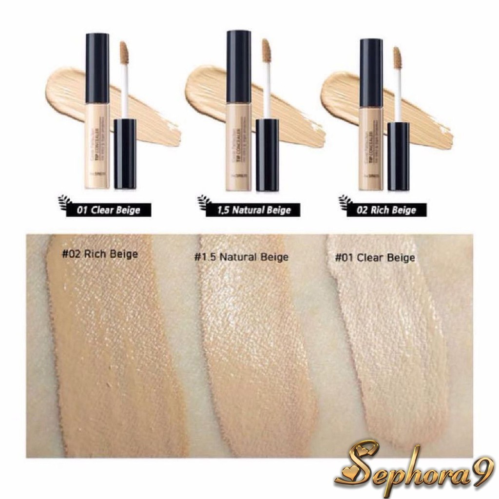 Kem che khuyết điểm The Saem Cover Perfection Tip Concealer Spf28 PA++ lâu trôi