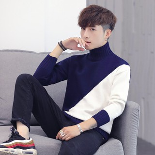 Áo len nam cổ 3p kẻ chéo