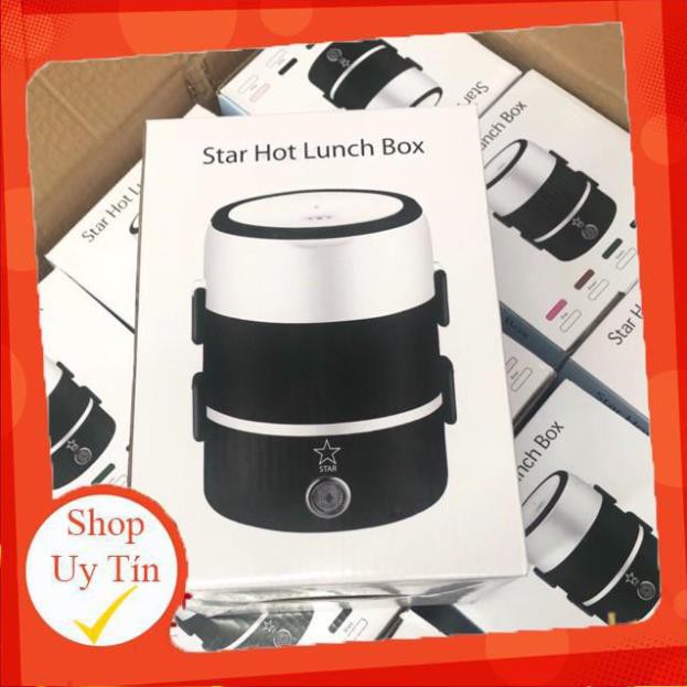 [Giá Sập Sàn] [Giảm Gía] Hộp Cơm Cắm Điện 3 Tầng, Giữ nhiệt, Hâm Nóng Nhanh Thức Ăn, Inox Vỏ Nhựa Chịu Nhiệt Tốt An Toàn
