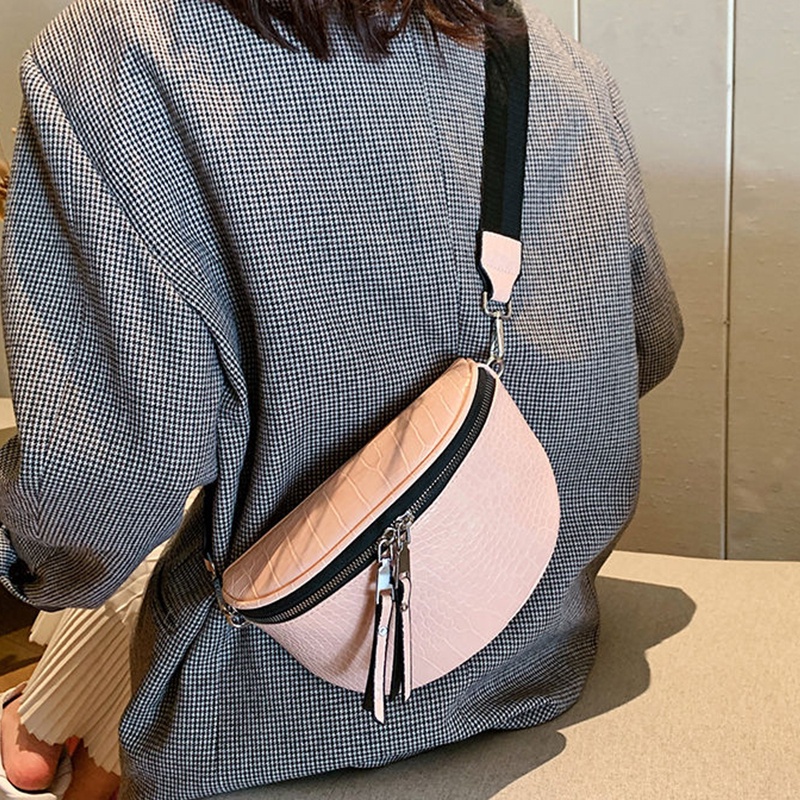 Túi đeo vai JASMIN NOIR với kết cấu màu trơn phong cách mùa xuân mới thời trang cho nữ