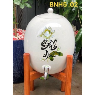 Bình nước sứ Bát Tràng