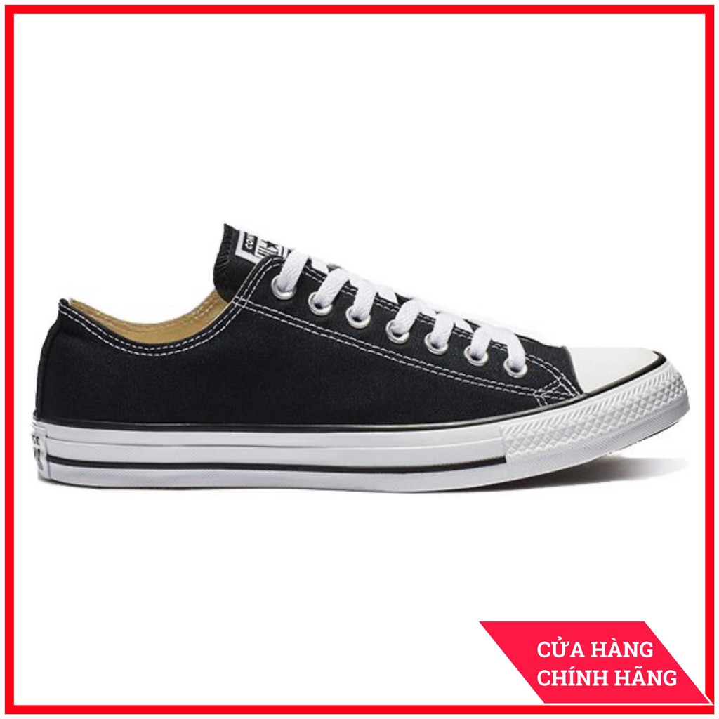 Giày Sneaker [REAL] Converse-Classic-Black-White (Thấp cổ)