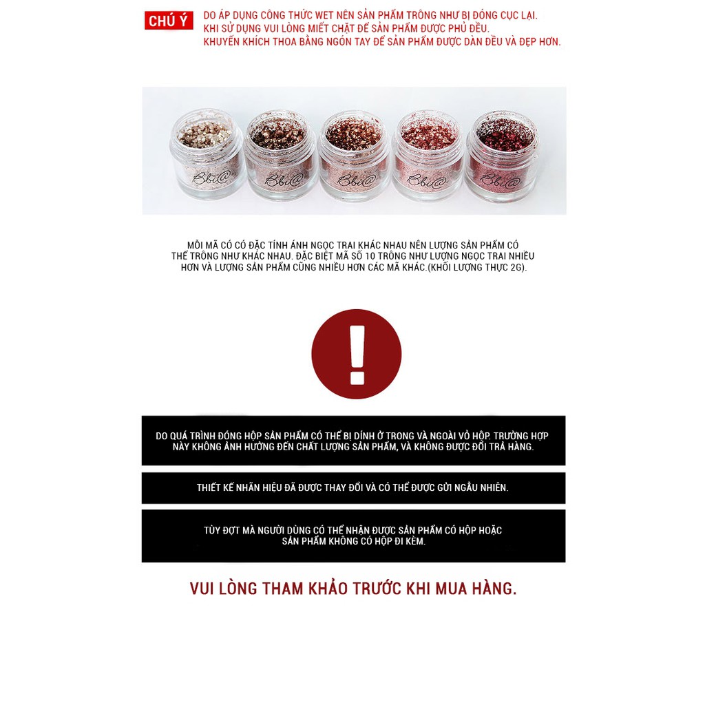 Phấn mắt Bbia Jewel Shadow 2g (5 màu) | BigBuy360 - bigbuy360.vn