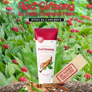 Sữa rửa mặt sâm đỏ Pure Mind Red Ginseng 100ml