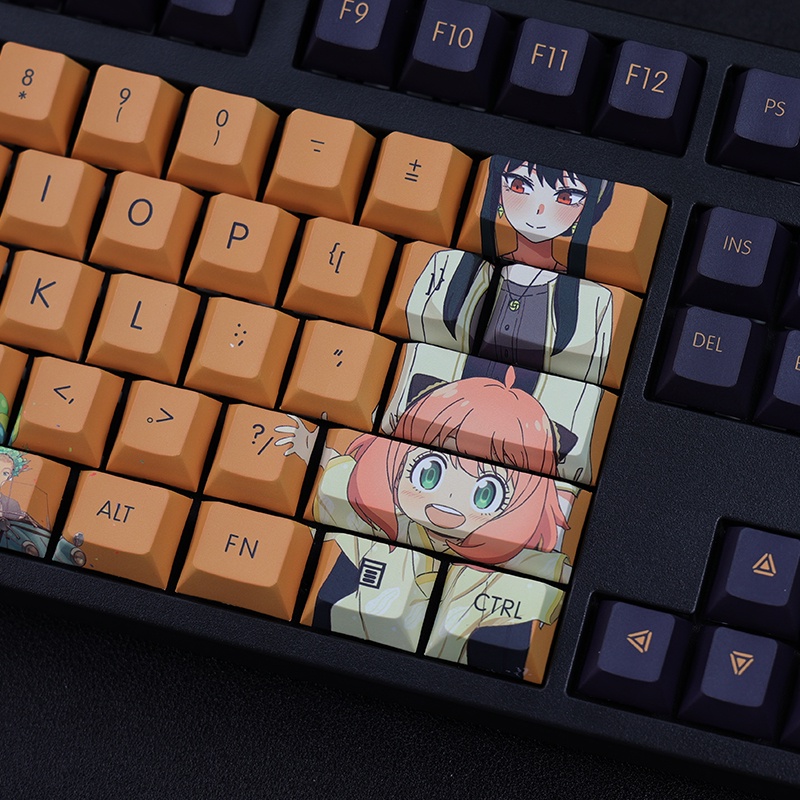 SPY × FAMILY Keycaps Cherry Profile Anime PBT Dye Sub Bàn phím cơ học Keycap