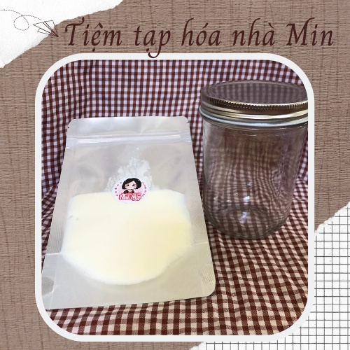 (Tặng khăn xô) Set 2 món: Men Viili kèm hũ thủy tinh làm sữa chua không cần ủ nhiệt, sp tốt cho sức khỏe.