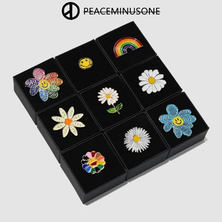 Huy hiệu cài áo kim băng hoa cúc PEACEMINUSONE chính hãng