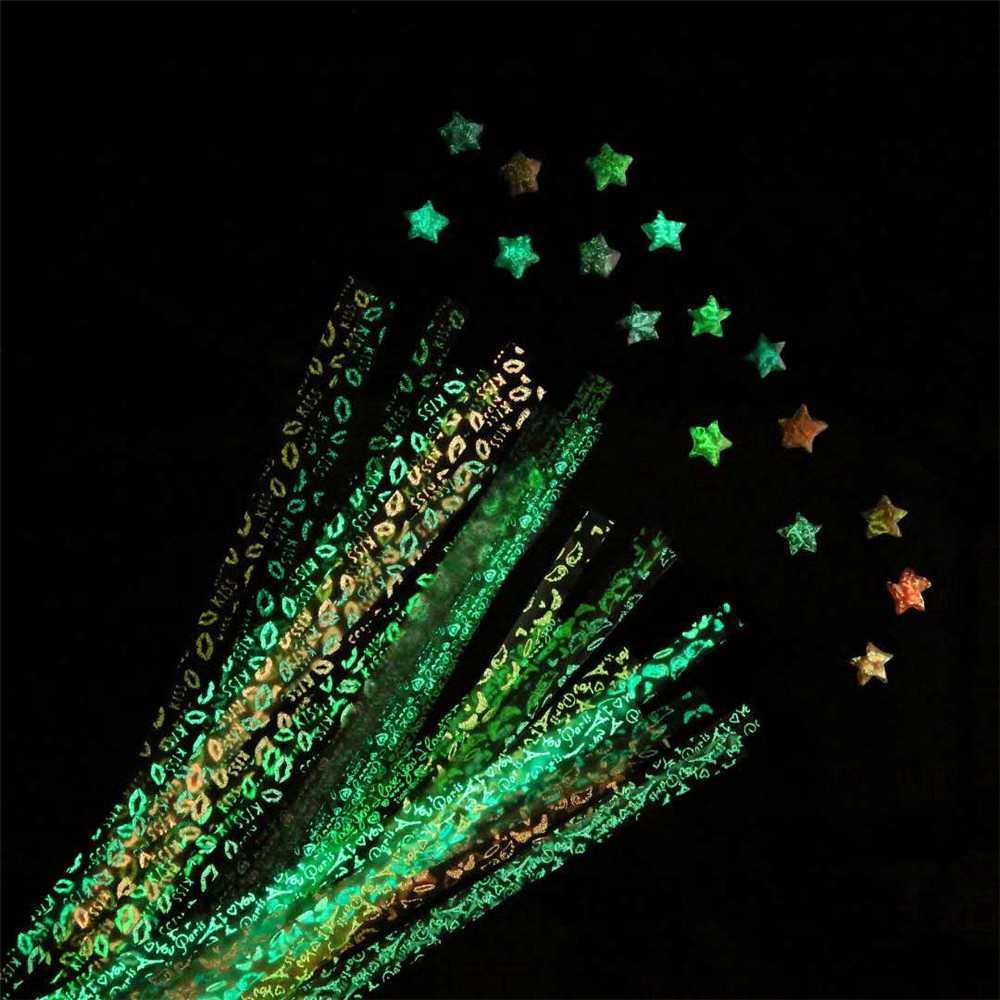 Set 30 Ngôi Sao Giấy Xếp Ngôi Sao Phát Sáng