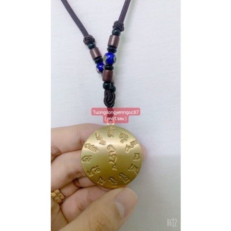 Mặt dây chuyền đồng Đức Liên Hoa Sinh mật tông