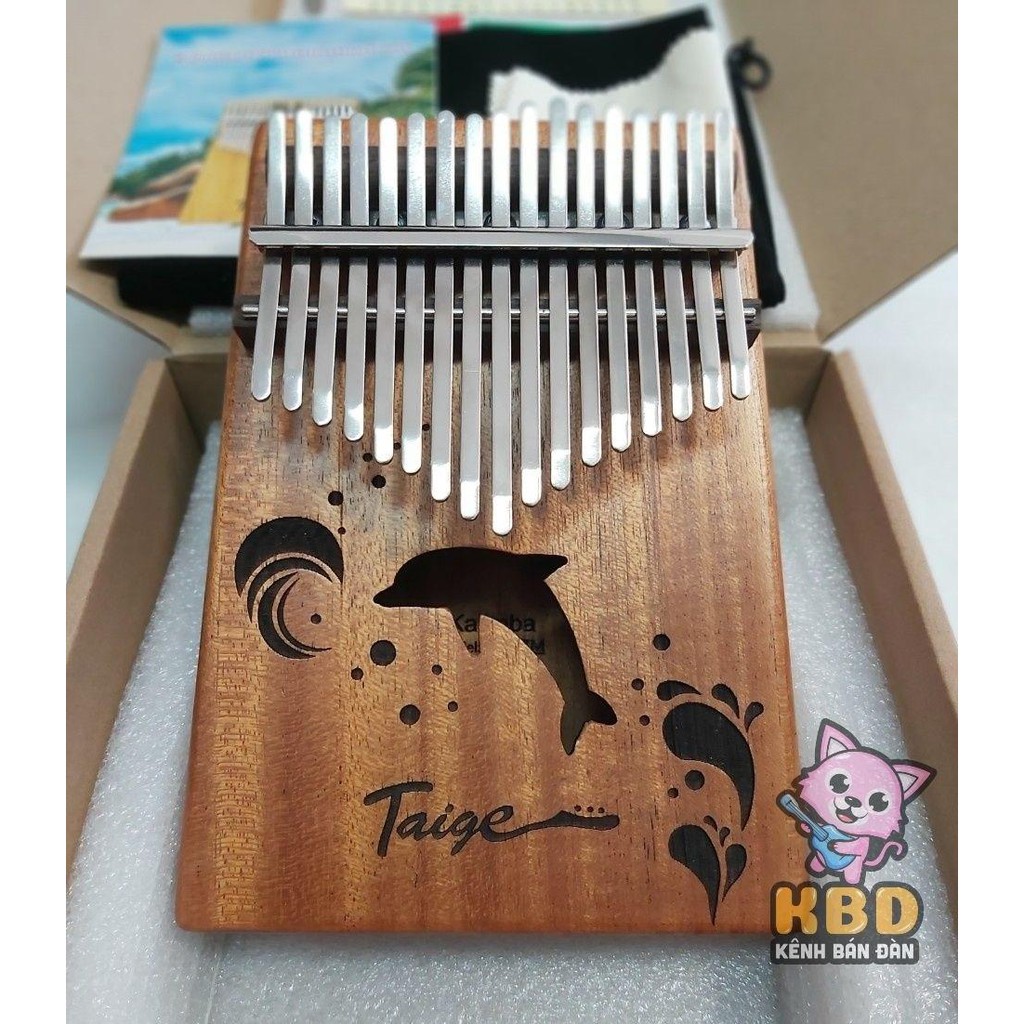 Đàn Kalimba 17 Phím Chính hãng Taige 59A9 - Tặng Full Bộ Phụ Kiện - Hàng Có Sẵn