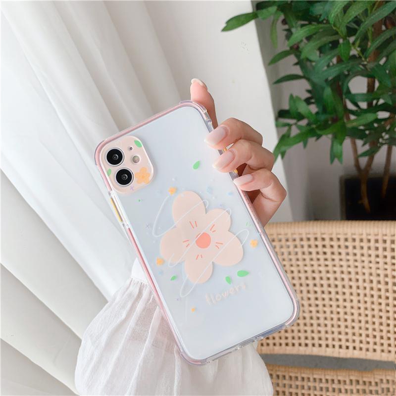 Ốp lưng iphone hoa Colorful trong 4 góc 6/6plus/6s/6splus/7/7plus/8/8plus/x/xr/xs/11/12/pro/max/plus/promax - Awifi V2-6 | BigBuy360 - bigbuy360.vn