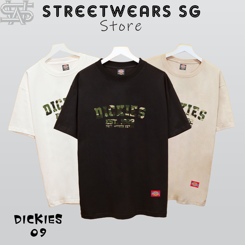 Áo Thun Dickies Camo form rộng - T-Shirt Dickies cao cấp-DK09-Streetwears SG