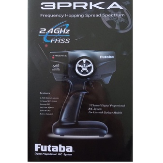 Điều khiển từ xa 3 kênh Futaba 3PRKA 3-Channel 2.4GHz Radio FHSS System