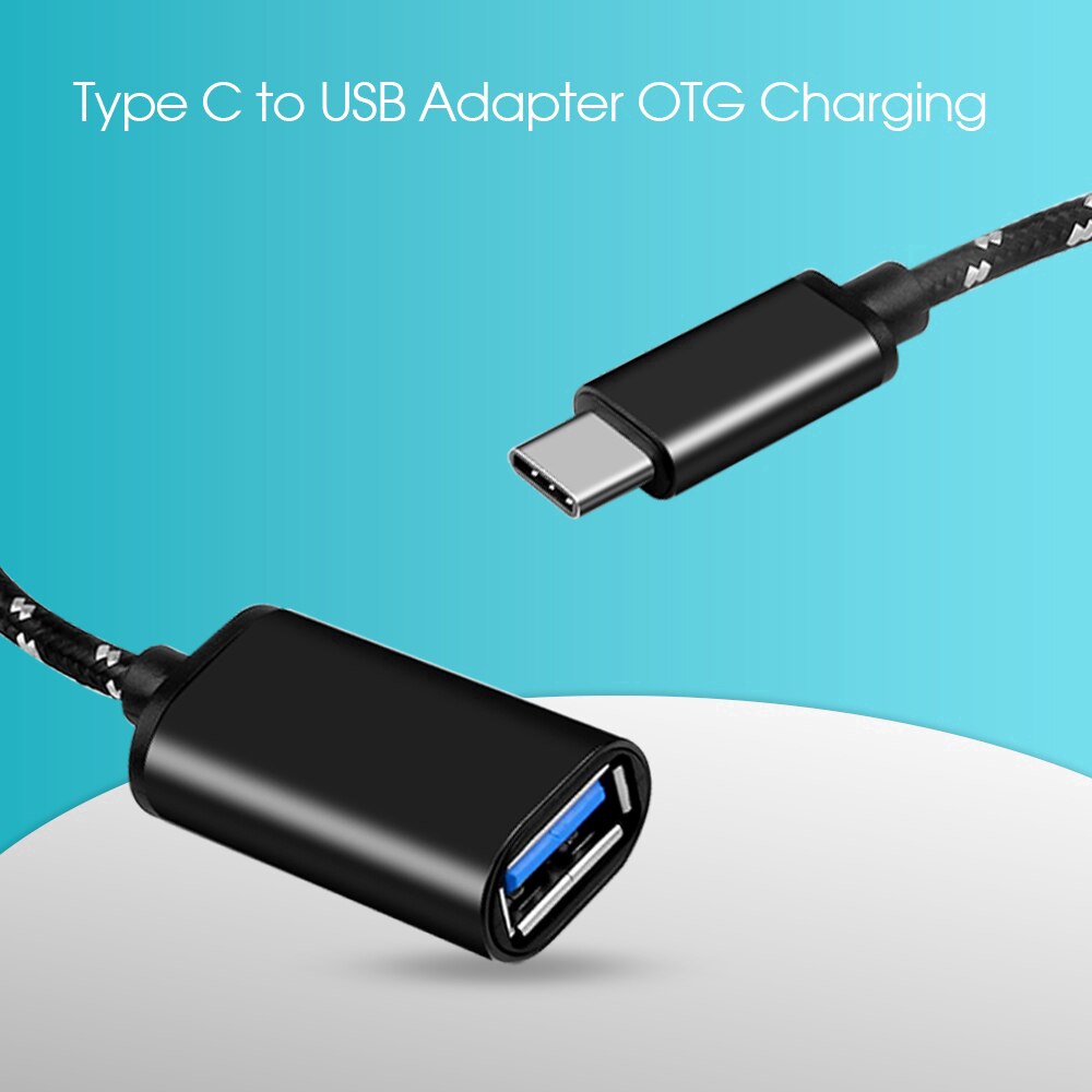 Cáp truyền dữ liệu USB 2.0 sang Type-C 18cm cho Samsung Macbook