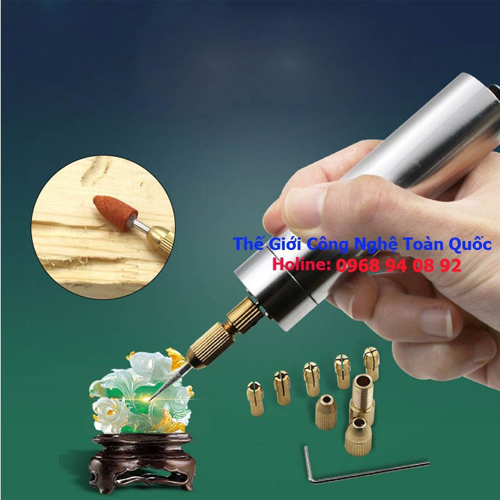 Bộ máy khoan mài khắc mini Power style hàng cao cấp