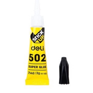 Keo dán giày siêu dính DELI 502, keo dán giày dép