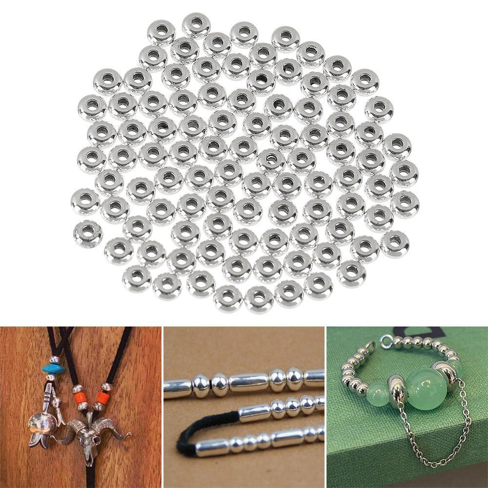 Luol 100 Cái / Bộ Hạt Đệm Tròn|Khuôn Làm Trang Sức Thủ Công